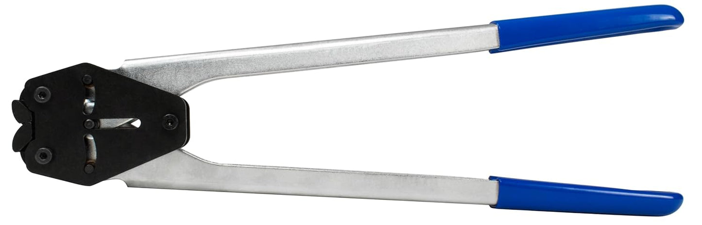 Heavy Duty Bidirectional Front Action Strapping Sealer - for 1/2", 5/8" or 3/4" Wide Polyester Strap - Use with Serrated Seals - EP-1237 - Made in USA