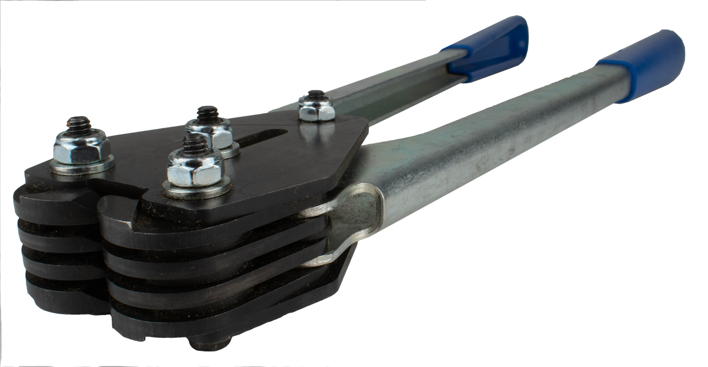 Bidirectional Front Action Sealer - for 1/2", 5/8" or 3/4" Wide Polyester Strap - for use with Serrated Seals - EP-1235 - Made in USA