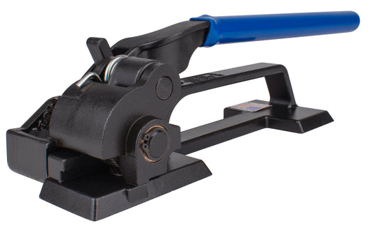 Heavy Duty Steel Strapping Tensioner - from 3/8" up to 3/4" Wide Strap - Feedwheel Tensioner for Flat Loads - EP-1425 - Made in USA