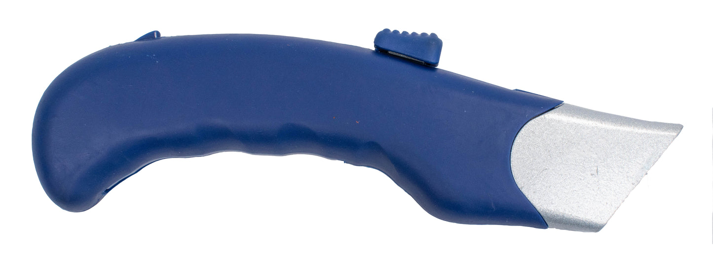Auto-Retracting Utility Knife w/Ergonomic Comfort Grip & Blade Storage - Quick Blade Change - EP-250