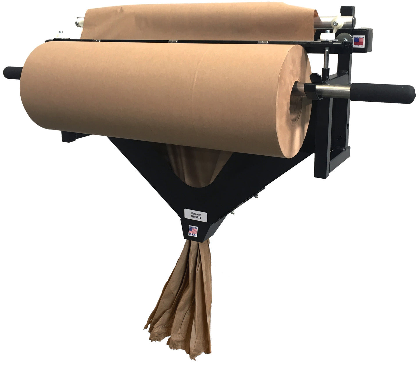 24" Kraft Paper Crumpler - Wall Mount & Bench-top Void Fill Dispenser - Made in USA- EP-5955