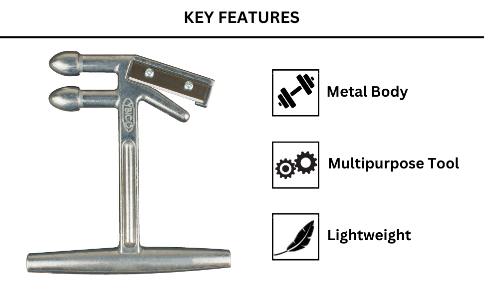 T-Puller Combination Strapping Tool - Tension & Cut Polypropylene & Cord Strapping - for Use w/Plastic & Steel Buckles - EP-1330