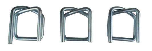 Heavy Duty Galvanized 1/2" Wire Buckles for Cord Strapping - Box of 1,000 - P12WB3-GA