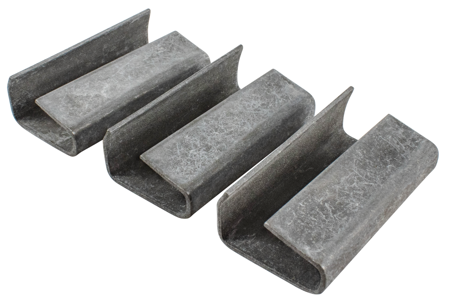 3/4” Heavy Duty Micro-Grit Seals for Poly Strapping - Pack of 1,000 - P34PS4