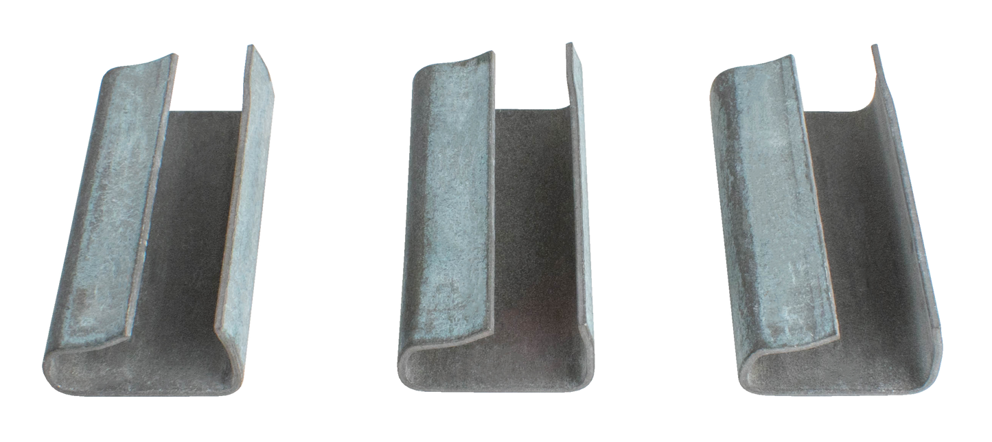 5/8” Heavy Duty Serrated Polyester Strapping Seals - Pack of 1,000 - Made in USA - P58PS4