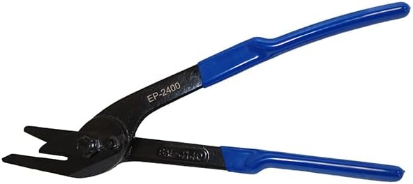 Strapping Cutter for Poly & Steel Strap, Fits up to 1-1/4" Wide Strapping, Plastic, Metal & Cord Banding Shears EP-2400