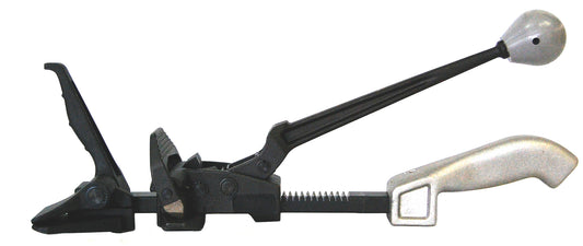 Heavy Duty Steel Strapping Rack Tensioner - from 5/8" up to 1-1/4" Wide Strap - for Round Loads - EP-1650 - Made in USA