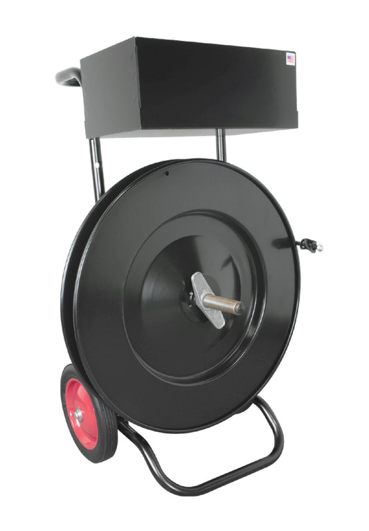Heavy Duty Steel & Poly Strapping Dispenser - Fits 16" (ID) x 3" - 6" (Wide) Coils - EP-3100 - Made in USA